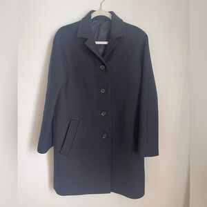 COS Navy 100% wool Coat